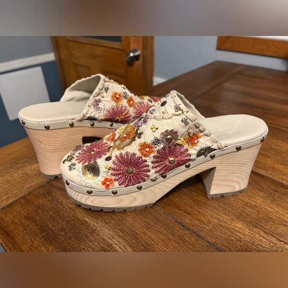 Free People Garden Party Embellished Clogs - Picture 11 of 11